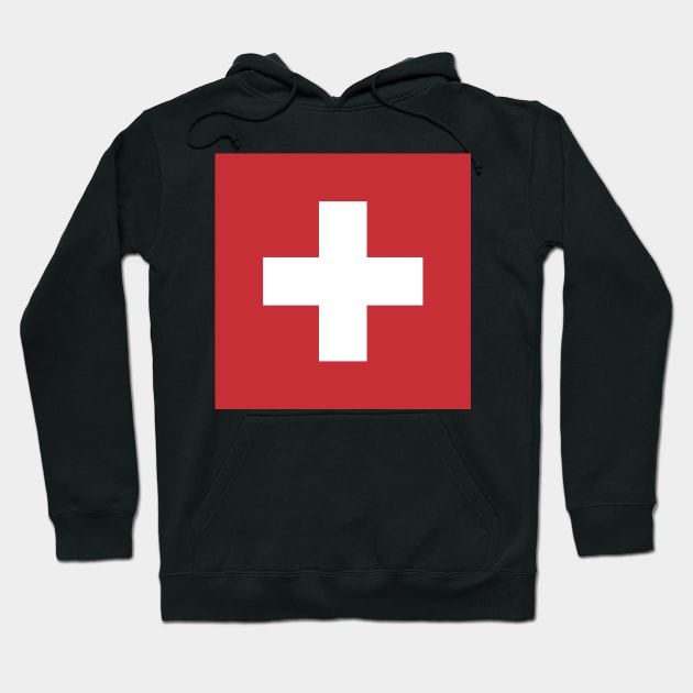 Flag of Switzerland, Switzerland flag, flag Switzerland, Swiss flag Hoodie by BK55